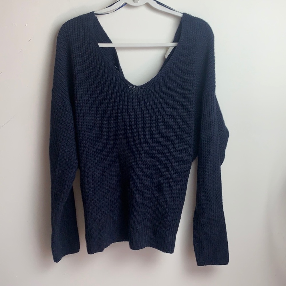 PPLA sweater criss cross back
